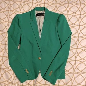 Zara Basic Blazer size M in Emerald Green